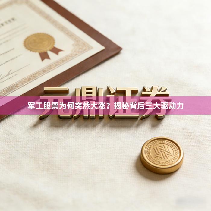 军工股票为何突然大涨？揭秘背后三大驱动力